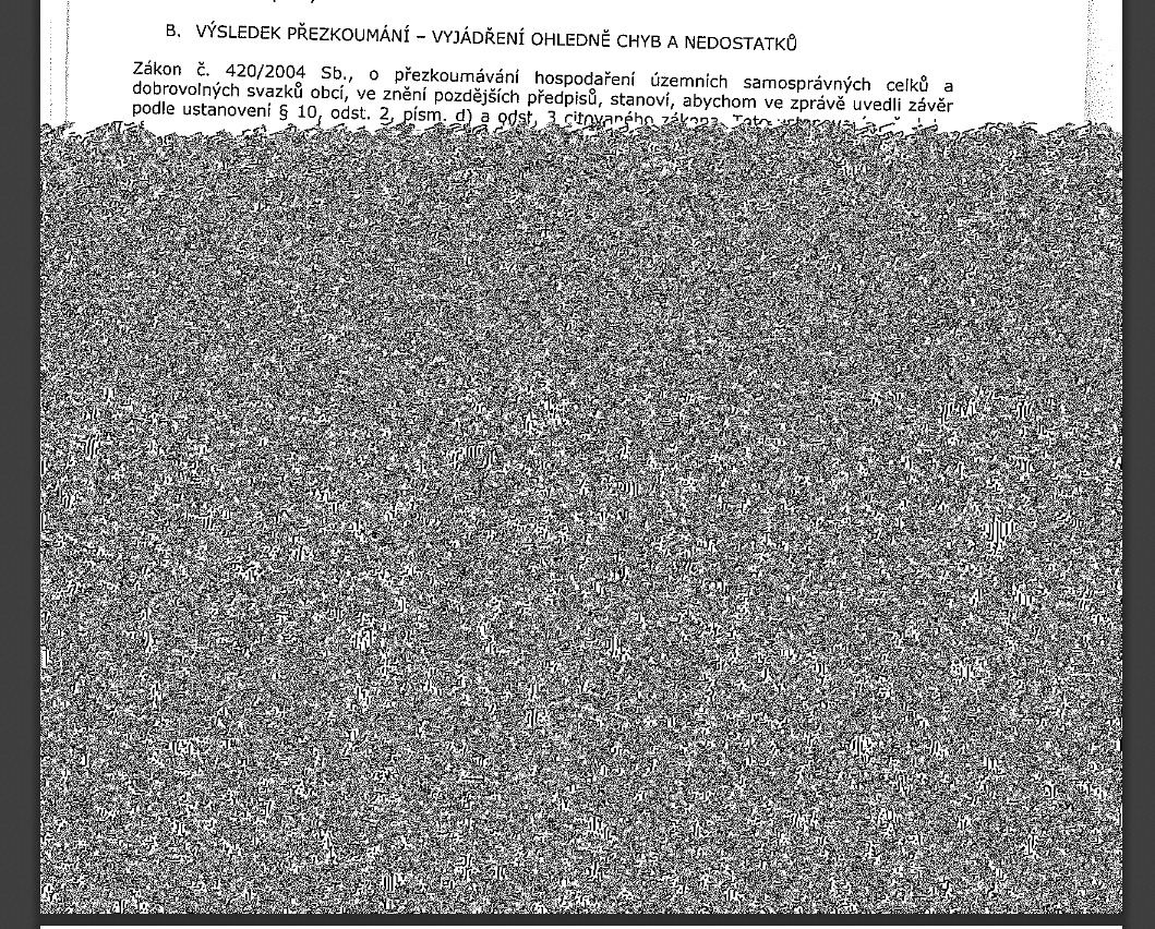 Nemocná stránka ze zprávy pro rok 2016